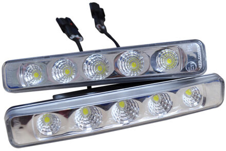 Autostyle Set Universele Dagrijdlampen (DRL) - 4W Spot Light LED - 192x32x41,5mm - incl. E-Keurmerk