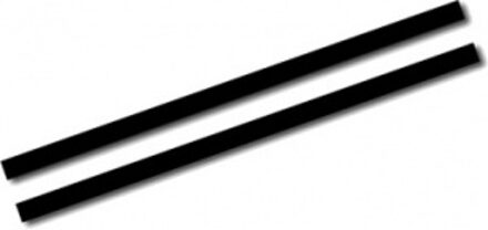 Autostyle sticker AutoStripe Cool270 2+2 mm 975 cm zwart