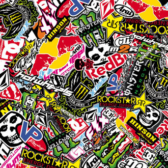 Autostyle Stickerbombfolie Grafitti B 200 X 60 Cm