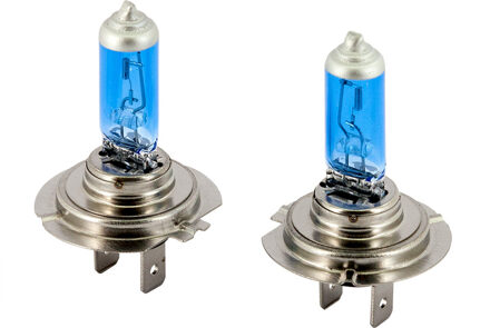 Autostyle SuperWhite Blauw H7 - 12V - Halogeen Lampen - 2 stuks