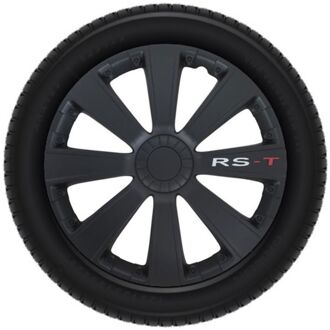 Autostyle Wieldoppen 13 inch RS-T Zwart - ABS