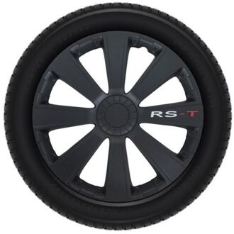 Autostyle Wieldoppen 14 inch RS-T Zwart - ABS
