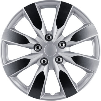 Autostyle Wieldoppen 15 inch Arkansas Zilver/Gunmetal - ABS