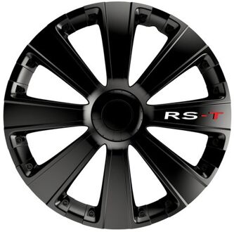 Autostyle Wieldoppen 15 inch RS-T Zwart - ABS