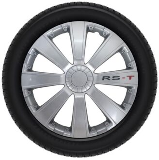 Autostyle Wieldoppen set - 13 inch - RS-T zilver / grijs