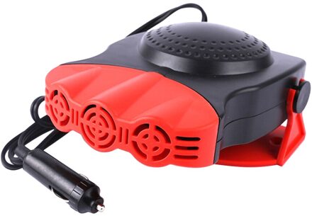 Autovoorverwarmingsysteem Voorruitontwaseming Winter 12V 150W Auto Elektrische Kachel Ventilator Verwarming Cooling Geïntegreerde Ontdooien Gereedschap Accessoires rood