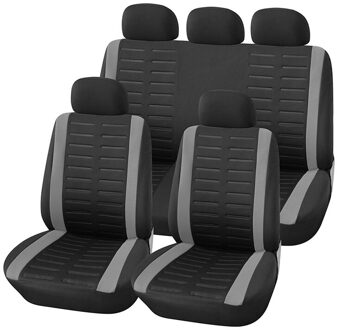 Autoyouth 9Pcs Volledige Set Van Universele Adapter Auto Seat Cover 4 Kleuren Optionele Auto Seat Cover Auto Beschermende Decoratieve interieur grijs seat hoes