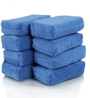 Autoyouth Auto Spons Doeken Car Doekjes Auto Wax Polijsten Pad Auto Detaillering Microfiber Applicators (Pack Van 8)
