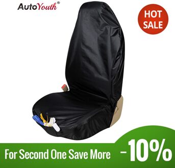 Autoyouth Premium Waterdichte Emmer Seat Cover (1 Stuk) universal Fit Voor De Meeste Auto 'S Suvs Black Car Seat Protector