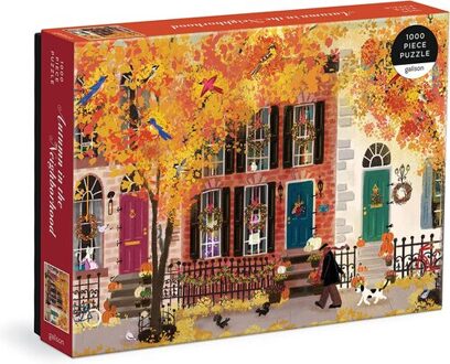 Autumn In The Neighborhood 1000 Piece Puzzle -  Galison (ISBN: 9780735375284)