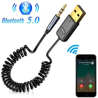 Aux Bluetooth Adapter Dongle Kabel Voor Auto 3.5Mm Jack Audio Bluetooth 5.0 4.2 4.0 Ontvanger Speaker Muziek Zender