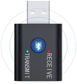 Aux Mini Draadloze Bluetooth Ontvanger Adapter 5.0 Audio Zender Stereo Bluetooth Dongle Aux Usb 3.5 Mm Voor Laptop Tv Pc
