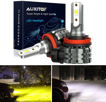 AUXITO 2Pcs 9006 HB4 LED Fog Lights H11 H8 HB3 LED Bulb for Skoda Octavia a3 a7 a5 2 Rapid Fabia Yeti Kodiaq Superb Kamiq Karoq