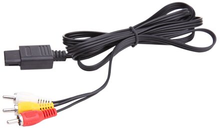 Av Audio Video A/V Tv Kabel Koord Voor Nintendo 64 N64 Gamecube Ngc Snes Sfc