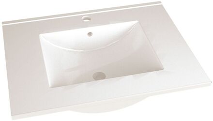 Ava Wastafel Zena Keramiek Wit 60cm