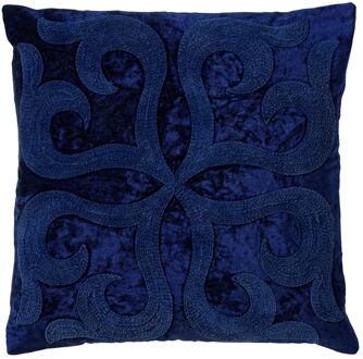 AVALON - Sierkussen velvet 45x45 cm Insignia Blue - blau Blauw