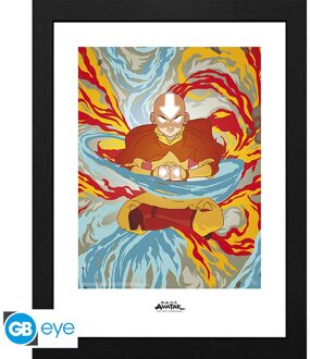 Avatar Aang Avatar State 30 x 40cm Framed Collector Print