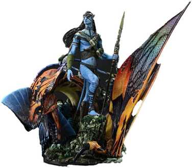 Avatar (Film) Real Elite Masterline Series Statue 1/4 Jake Sully & The Great Leonopteryx 87 cm