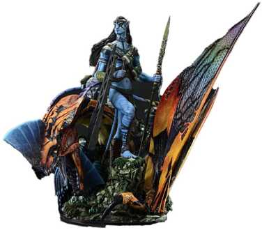 Avatar (Film) Real Elite Masterline Series Statue 1/4 Jake Sully & The Great Leonopteryx Deluxe Bonus Ver. 87 cm