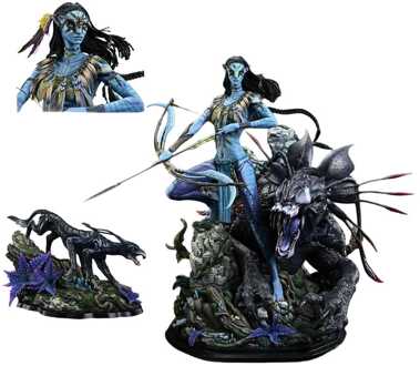 Avatar (Film) Real Elite Masterline Series Statue 1/4 Neytiri & Thanator Deluxe Bonus Version 75 cm