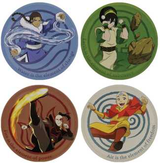 Avatar The Last Airbender Coaster 4-Pack