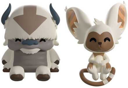 Avatar: The Last Airbender Vinyl Figures Appa and Momo Monitor Buddiez 5 cm