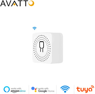 AVATTO Wifi Smart Light Switch Module,MiNi DIY 2 Way Remote Control Module,work with Tuya Smart life APP,Alexa Echo Google Home.