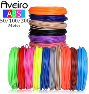 Aveiro 3D Pen With 50/100/200 Meters 1.75MM ABS Filament Threads Plastic 3 d Printer Materials Refil For Kid Drawing Toys