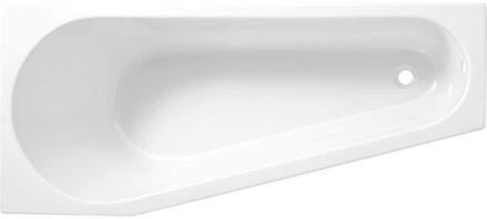 Avellino bad acryl afgeschuind 160x70x40cm links wit