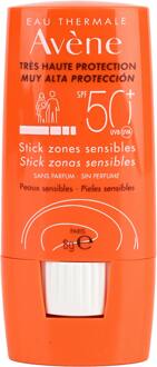 Avene Solaire Haute Protection Stick Zones Sensibles Spf50+ 8 Ml