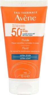 Avène Zonnebrandcrème Avène Fluid SPF50+ 50 ml