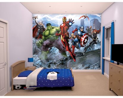 Avengers Assemble behang - 12 delen Multikleur