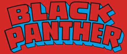 Avengers Black Panther Comics Logo Men's T-Shirt - Red - L - Rood