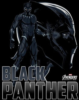 Avengers Black Panther Dames T-shirt - Zwart - XL