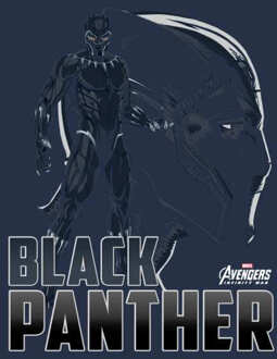 Avengers Black Panther Hoodie - Navy - L