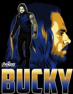 Avengers Bucky Dames T-shirt - Zwart - 3XL