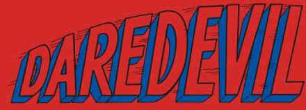 Avengers Daredevil Comics Logo Men's T-Shirt - Red - XS - Rood