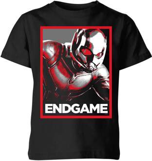 Avengers: Endgame Ant-Man Poster kinder t-shirt - Zwart - 110/116 (5-6 jaar) - S