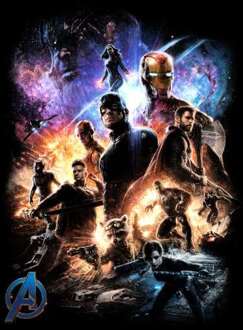 Avengers: Endgame Character Montage trui - Zwart - XXL