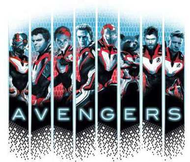 Avengers: Endgame Character Split heren t-shirt - Wit - 5XL