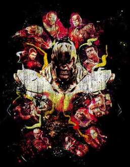 Avengers: Endgame Distressed Thanos heren t-shirt - Zwart - 4XL