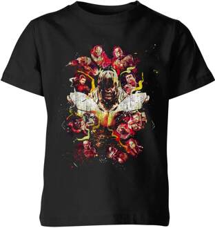 Avengers: Endgame Distressed Thanos kinder t-shirt - Zwart - 122/128 (7-8 jaar) - M