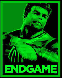 Avengers: Endgame Hulk Poster heren t-shirt - Zwart - 3XL - Zwart