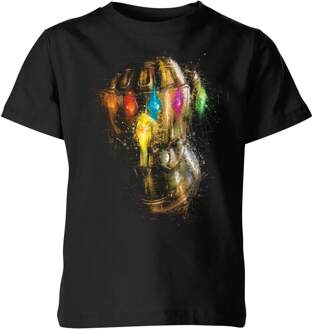 Avengers: Endgame Infinity Gauntlet kinder t-shirt - Zwart - 110/116 (5-6 jaar) - S