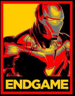 Avengers: Endgame Iron Man Poster heren t-shirt - Zwart - 3XL