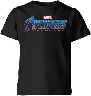 Avengers: Endgame Logo kinder t-shirt - Zwart - 110/116 (5-6 jaar) - S