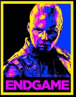 Avengers: Endgame Nebula Poster heren t-shirt - Zwart - 4XL