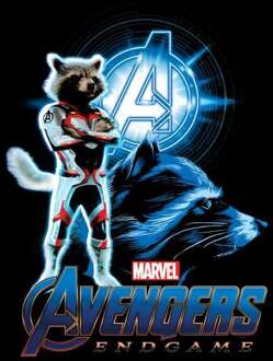 Avengers: Endgame Rocket Suit heren t-shirt - Zwart - 3XL