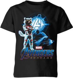 Avengers: Endgame Rocket Suit kinder t-shirt - Zwart - 110/116 (5-6 jaar)