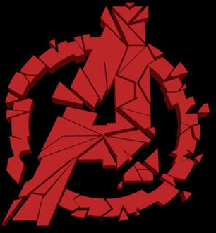 Avengers: Endgame Shattered Logo dames t-shirt - Zwart - 3XL